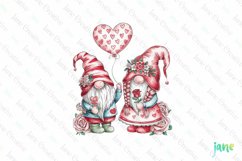Valentine Gnome Couple Sublimation Product Image 1