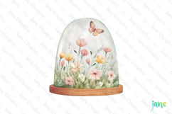 Rustic Vintage Farmhouse Spring Charm Clipart Product Image 1