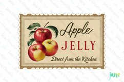 Vintage Apple Sublimation Clipart Product Image 1
