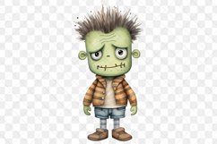 Boho Childish Halloween Monster Sublimation Clipart Product Image 3