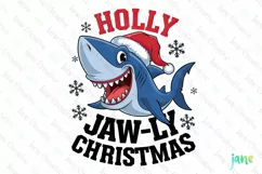 Holly Jawly Christmas Kids Christmas Clipart Product Image 1