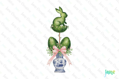 Easter Bunny Chinoiserie Clipart Product Image 1