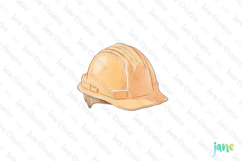 Watercolor Construction Clipart Bundle Product Image 1