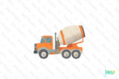 Watercolor Construction Clipart Bundle Product Image 1