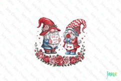 Valentine Gnome Couple Sublimation Product Image 1