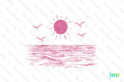 Coquette Coastal Sunrise Clipart Product Image 1