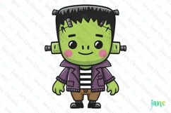 Kid Halloween Sublimation Clipart Product Image 1