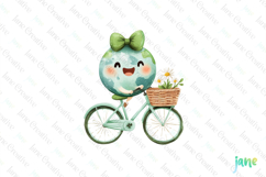 Cute Earth Clipart Sublimation Product Image 1