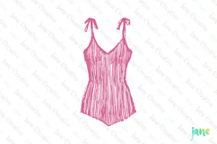 Coquette Coastal Jumpsuit Clipart Product Image 1