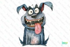 Quirky Dog Sublimation Clipart Product Image 1