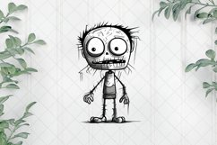 Cute Hand Drawn Halloween Sublimation Clipart Product Image 1