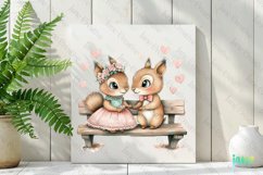 Valentine Animals Sublimation Clipart Product Image 2