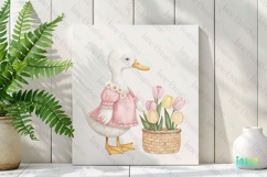 Rustic Vintage Farmhouse Spring Charm Clipart Product Image 2