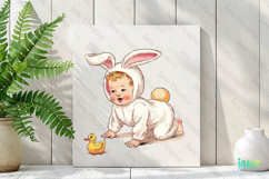 Vintage Easter Springtime Clipart Product Image 3