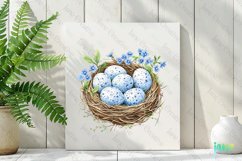 Easter Eggs Nest Clipart Product Image 3