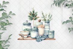 Vintage Cozy Winter Sublimation Clipart Product Image 1