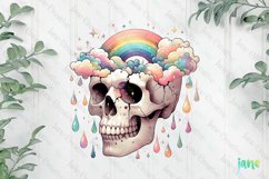 Sarcastic Skeleton Clipart Product Image 1