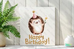 Happy Birthday Animals Sublimation Clipart Product Image 2