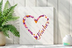 Teacher Heart Subimation Product Image 3