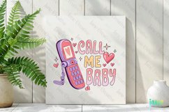 Call Me Baby Valentine PNG Clipart Product Image 2