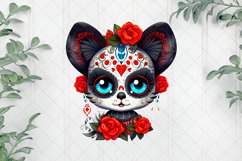 Dia De Los Muertos Cats Sublimation Clipart Product Image 1