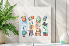 Book Lovers Brushstroke Clipart Product Image 3