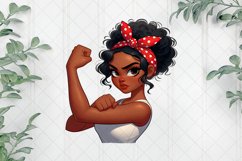 Strong African Girls With Polkadots Headband Product Image 1