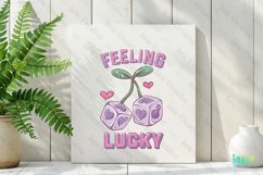 Feeling Lucky Valentine PNG Clipart Product Image 2
