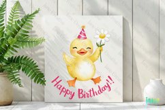 Happy Birthday Animals Sublimation Clipart Product Image 2
