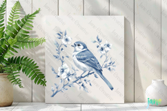 Chinoiserie Easter Bird Clipart Product Image 3