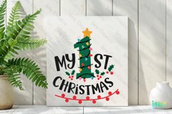 1st Christmas Sublimation Clipart Product Image 2