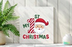 1st Christmas Sublimation Clipart Product Image 2