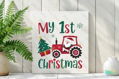 1st Christmas Sublimation Clipart Product Image 2