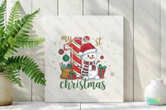 1st Christmas Sublimation Clipart Product Image 2