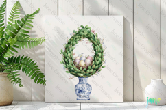 Easter Eggs Chinoiserie Clipart Product Image 3