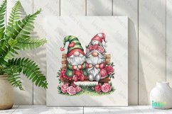 Valentine Gnome Couple Sublimation Product Image 2