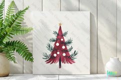 Red Christmas Tree Clipart Product Image 2