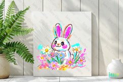 Brushstroke Easter Bunny Clipart Product Image 3