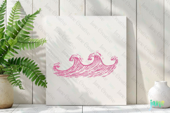 Coquette Coastal Ocean Waves Clipart Product Image 2