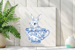 Chinoiserie Easter Bunny Clipart Product Image 3