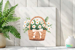 Daisy Spring Rustic Farm Vintage Clipart Product Image 3
