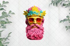 Colorful God Greek Statues Sublimation Clipart Product Image 1