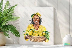 Summer Girl Clipart Product Image 3