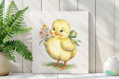 Vintage Chick Easter Springtime Clipart Product Image 3