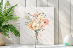 Rustic Vintage Farmhouse Spring Charm Clipart Product Image 2