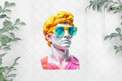 Colorful God Greek Statues Sublimation Clipart Product Image 1