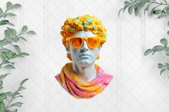 Colorful God Greek Statues Sublimation Clipart Product Image 1