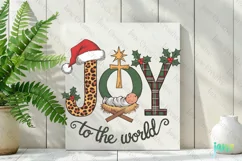 Joy To The World Christmas PNG Clipart Product Image 3