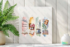 Book Lovers Brushstroke Clipart Product Image 2