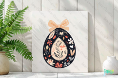 Floral Easter Egg Sublimation Clipart Product Image 2